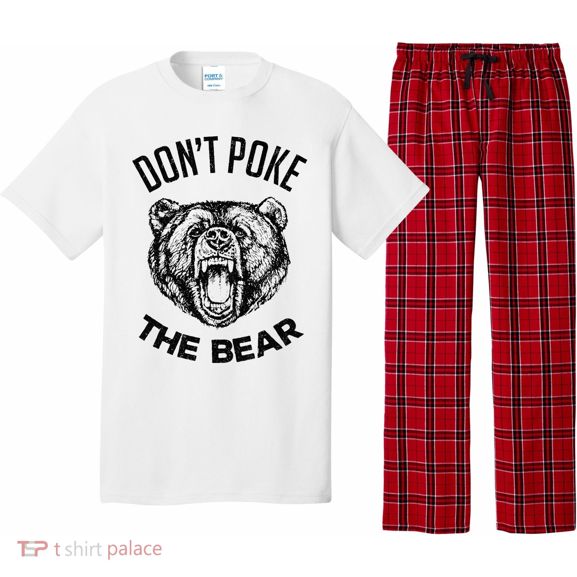 DonT Poke The Bear Funny Bear Spirit Animal Lover Gift Pajama Set