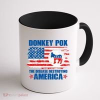 Donkey Pox The Disease Destroying America Coffee Mug thumb 1