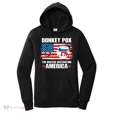 Donkey Pox The Disease Destroying America Women's Hoodie