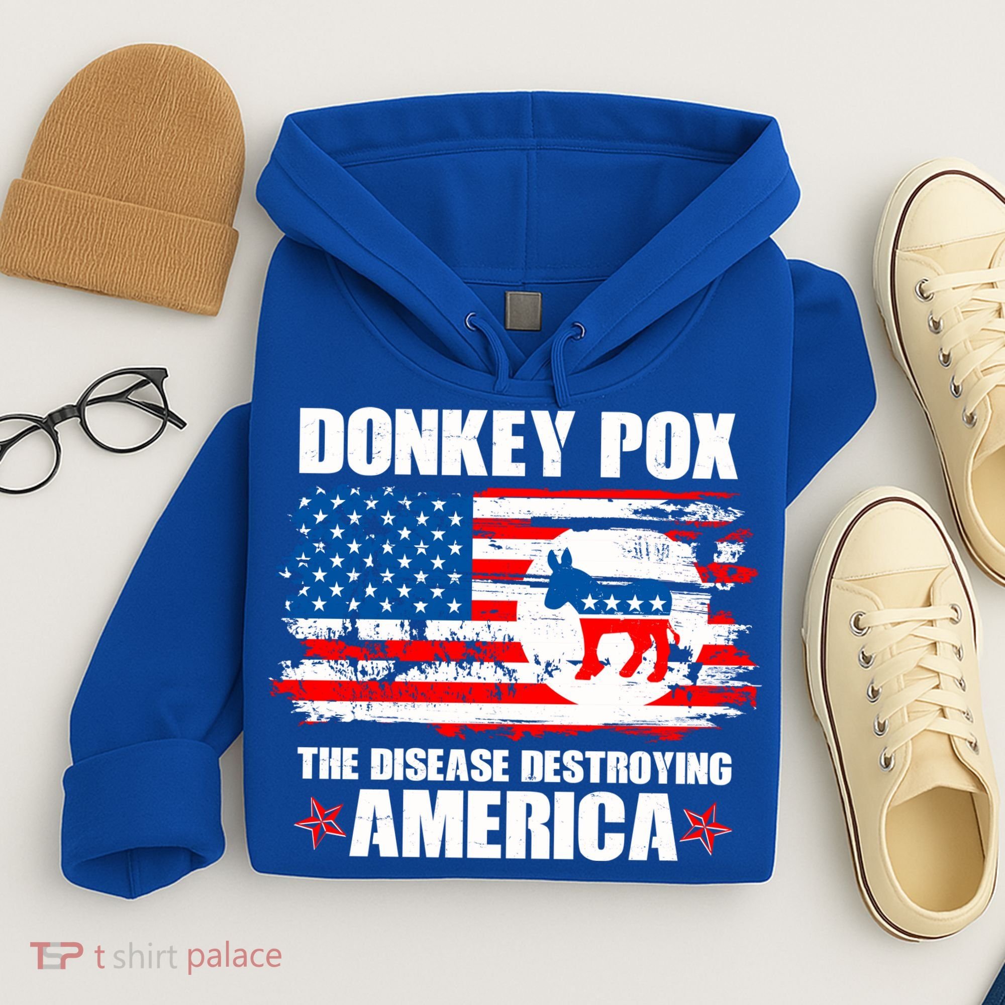 Donkey Pox The Disease Destroying America Hoodie