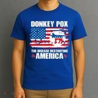 Donkey Pox The Disease Destroying America T-Shirt thumb 3