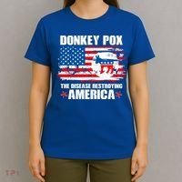 Donkey Pox The Disease Destroying America T-Shirt thumb 4