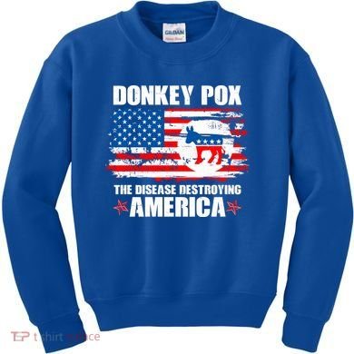 Donkey Pox The Disease Destroying America Kids Sweatshirt
