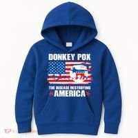 Donkey Pox The Disease Destroying America Kids Hoodie thumb 0