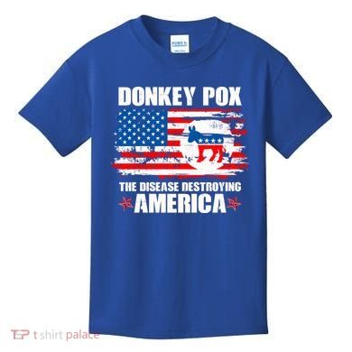 Donkey Pox The Disease Destroying America Kids T-Shirt