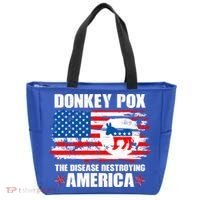 Donkey Pox The Disease Destroying America Tote Bag thumb 0