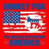 Donkey Pox The Disease Destroying America Santa Hat thumb 1