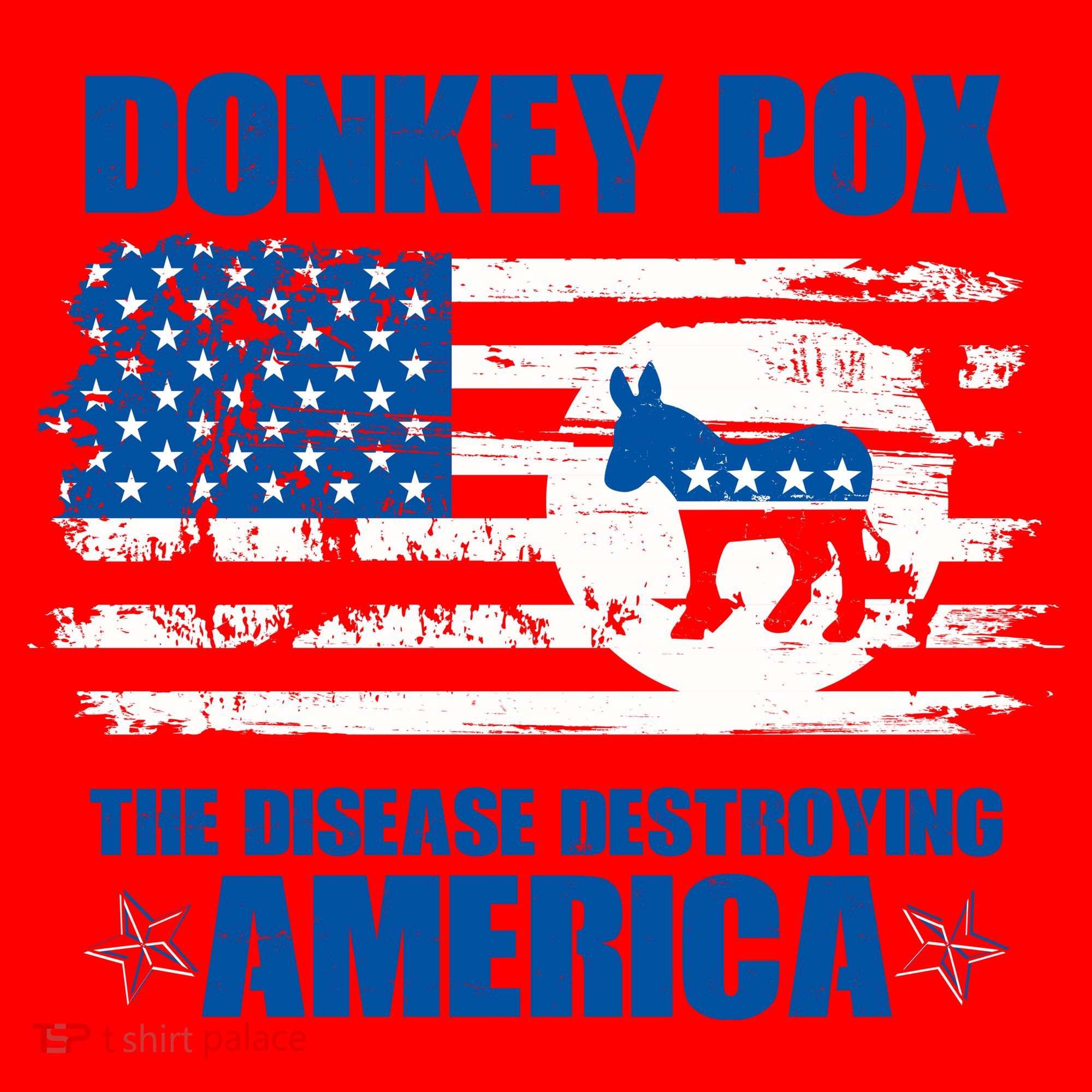 Donkey Pox The Disease Destroying America Santa Hat