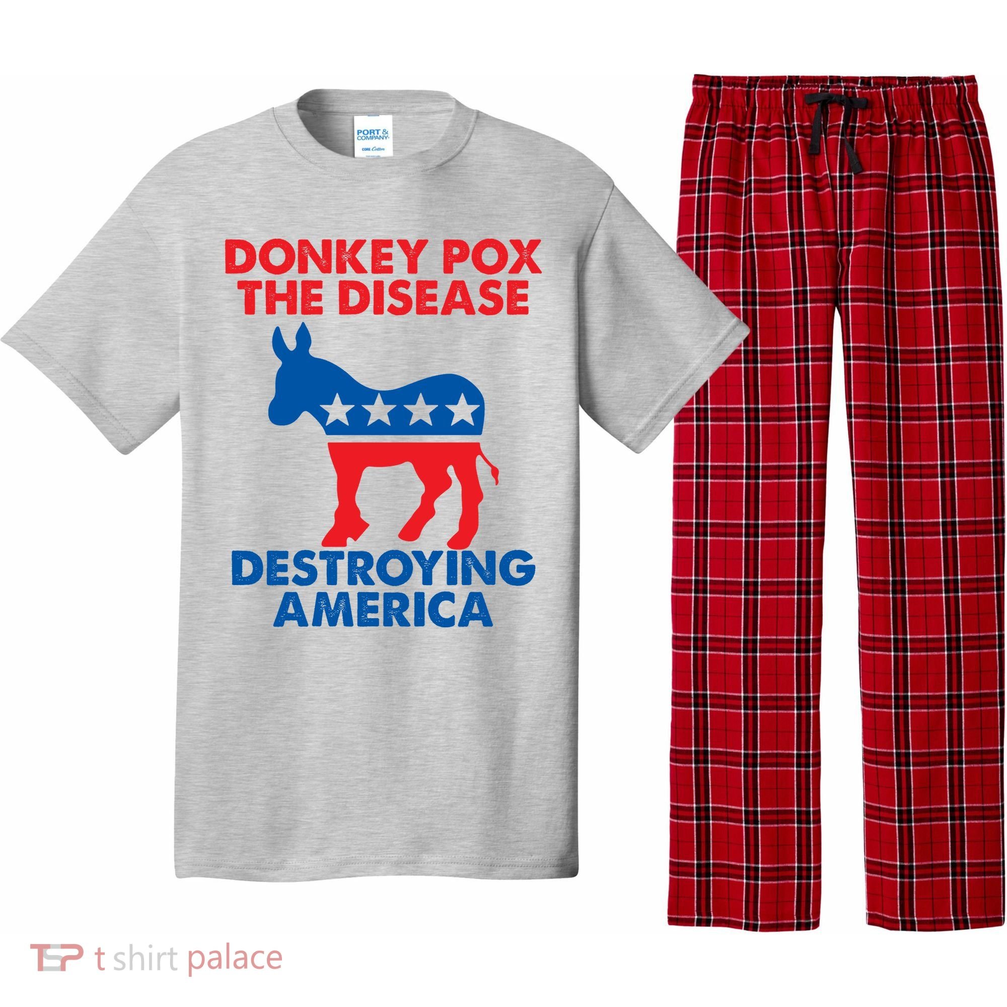 Donkey Pox The Disease Destroying America DonkeyPox Pajama Set