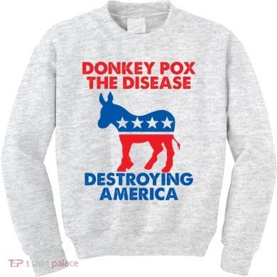 Donkey Pox The Disease Destroying America DonkeyPox Kids Sweatshirt