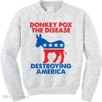 Donkey Pox The Disease Destroying America DonkeyPox Kids Sweatshirt thumb 0