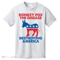 Donkey Pox The Disease Destroying America DonkeyPox Kids T-Shirt thumb 0