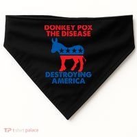 Donkey Pox The Disease Destroying America DonkeyPox USA-Made Doggie Bandana thumb 0