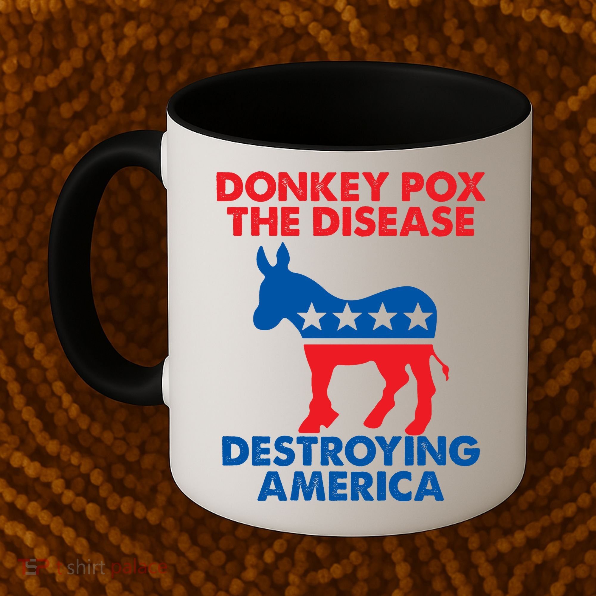 Donkey Pox The Disease Destroying America DonkeyPox Coffee Mug