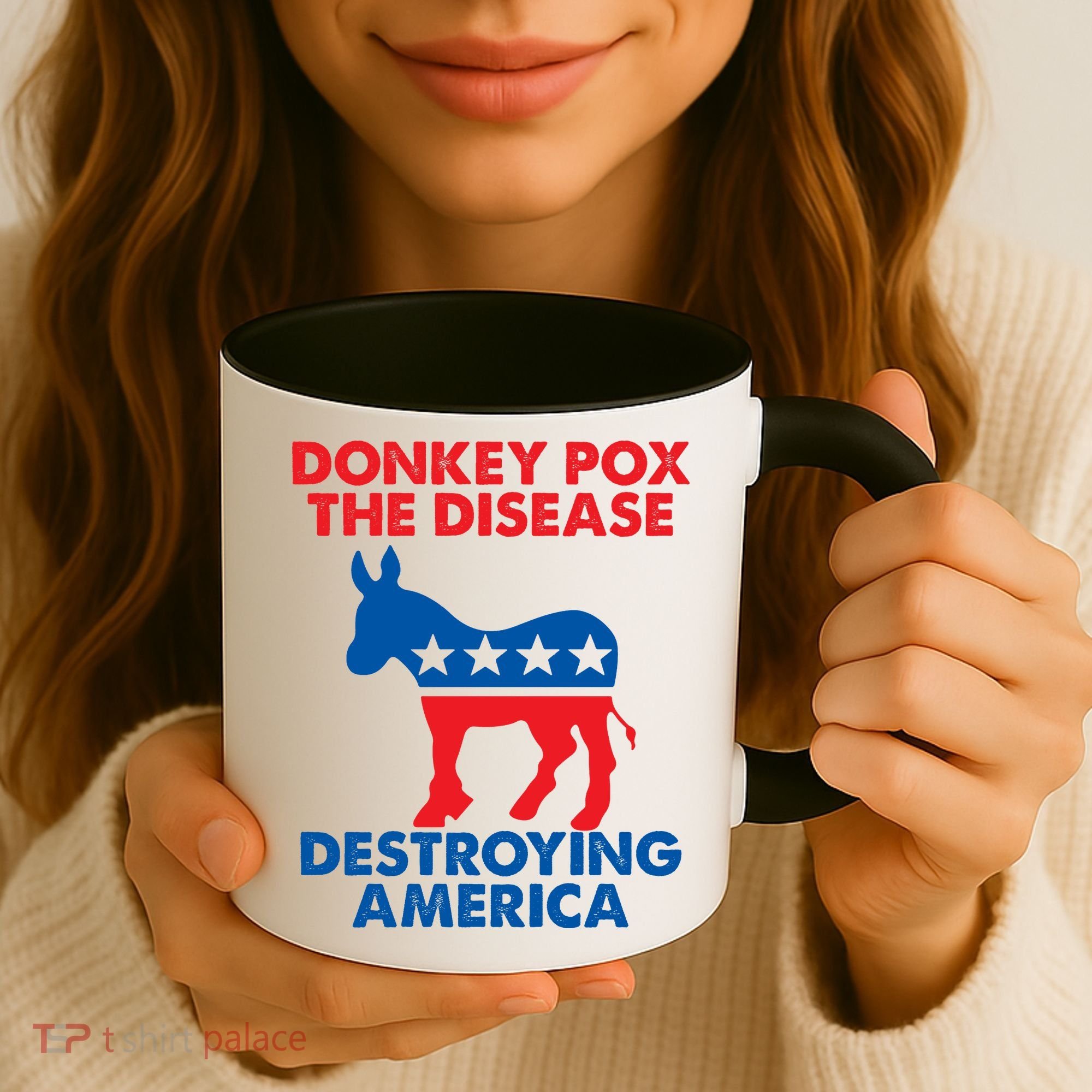 Donkey Pox The Disease Destroying America DonkeyPox Coffee Mug