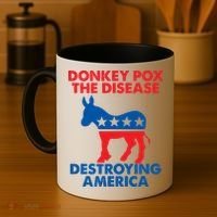 Donkey Pox The Disease Destroying America DonkeyPox Coffee Mug thumb 4