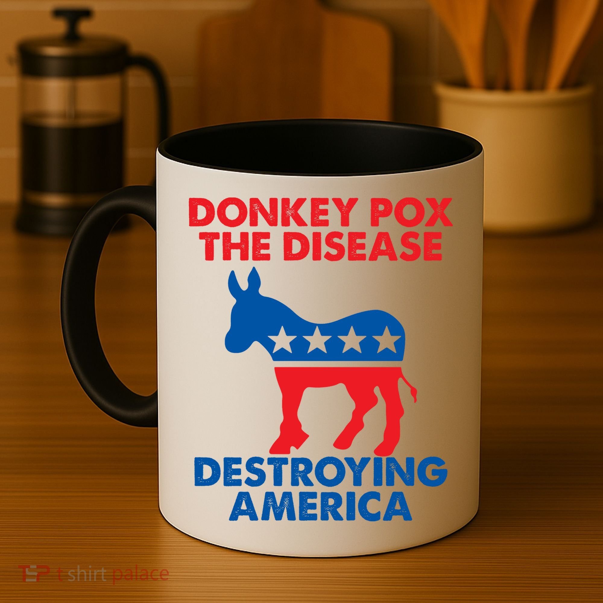 Donkey Pox The Disease Destroying America DonkeyPox Coffee Mug