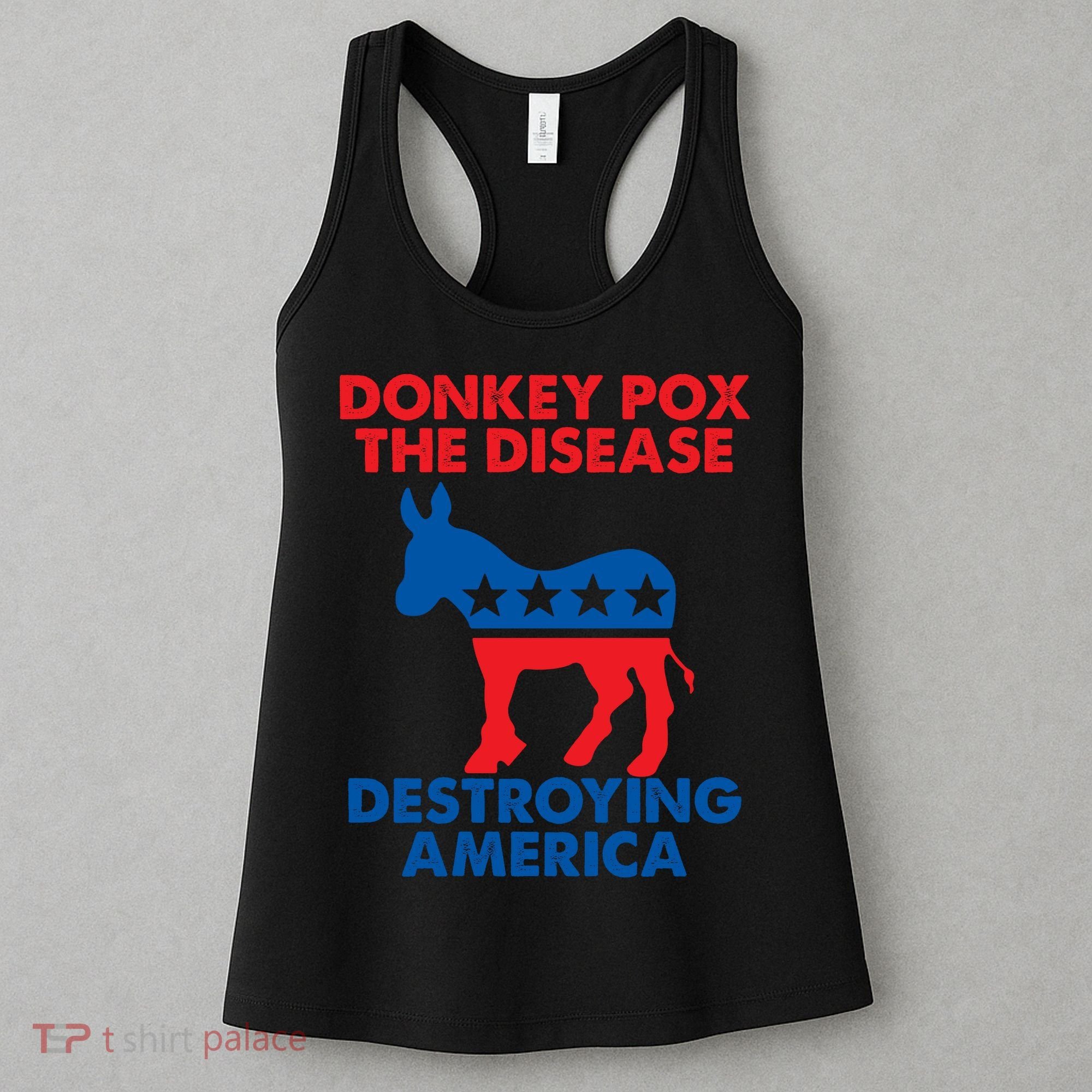 Donkey Pox The Disease Destroying America DonkeyPox Women's Tank Top