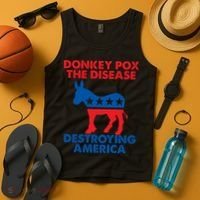 Donkey Pox The Disease Destroying America DonkeyPox Tank Top thumb 4