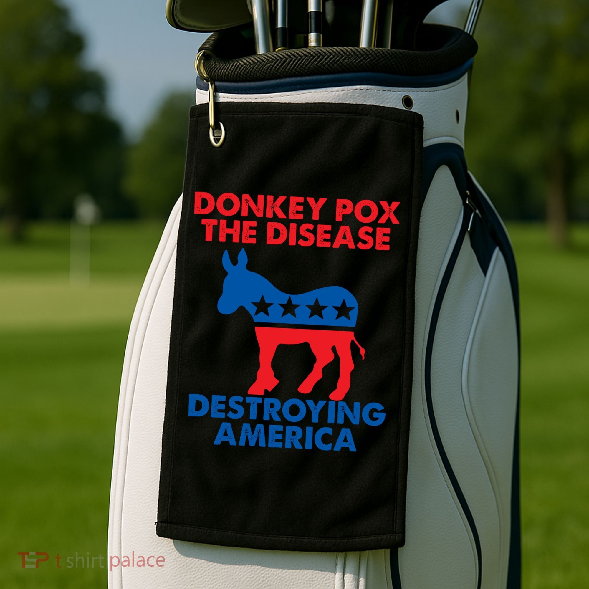Donkey Pox The Disease Destroying America DonkeyPox Golf Towel