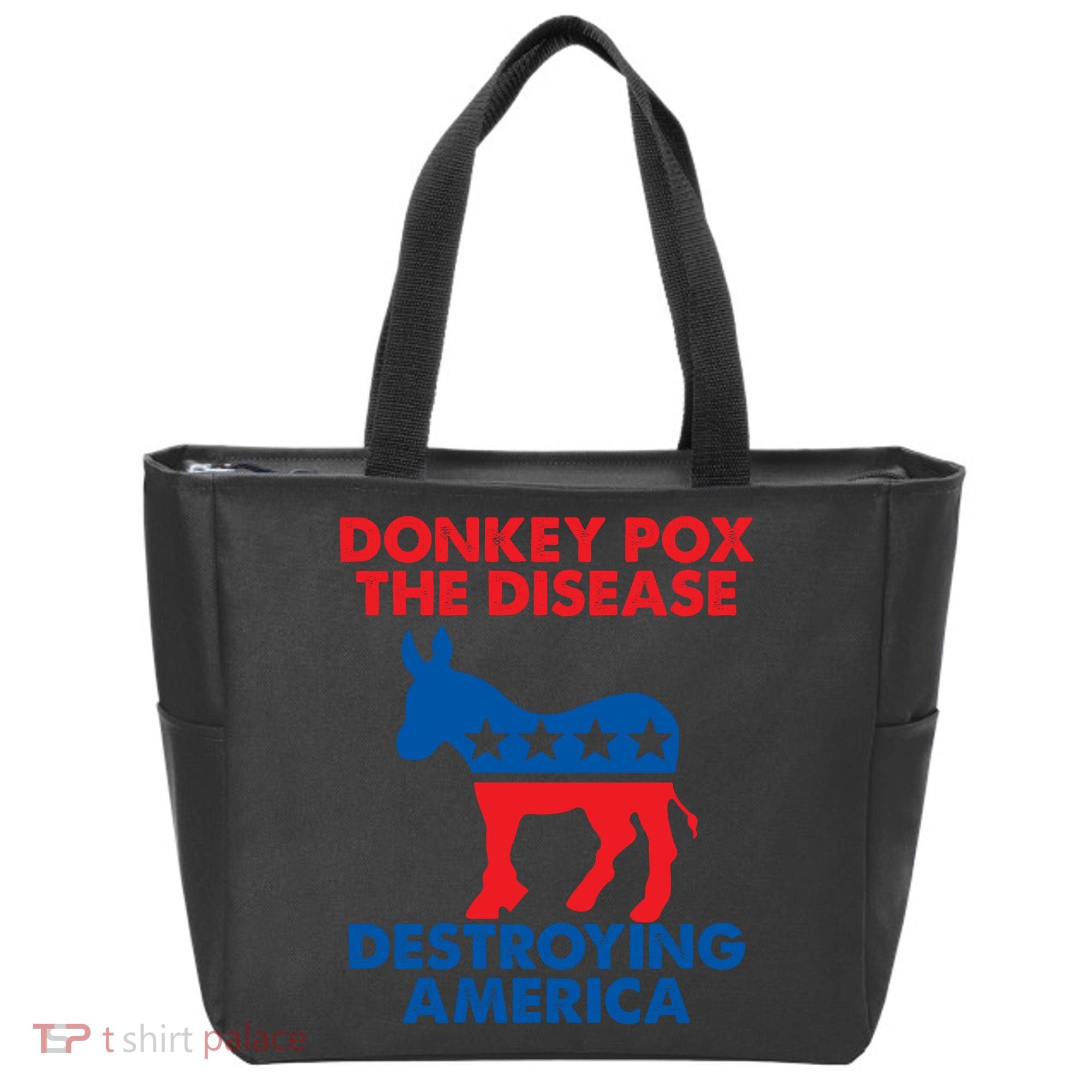 Donkey Pox The Disease Destroying America DonkeyPox Tote Bag