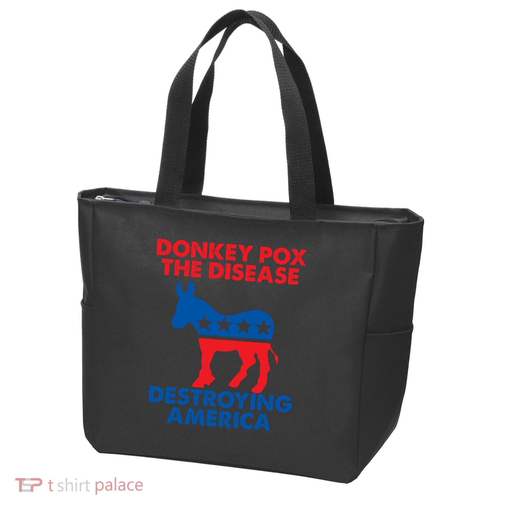 Donkey Pox The Disease Destroying America DonkeyPox Tote Bag