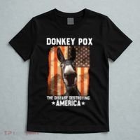Donkey Pox The Disease Destroying America Donkeypox Funny T-Shirt thumb 5