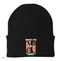 Donkey Pox The Disease Destroying America Donkeypox Funny Beanie thumb 0