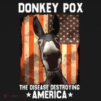 Donkey Pox The Disease Destroying America Donkeypox Funny Coaster thumb 2