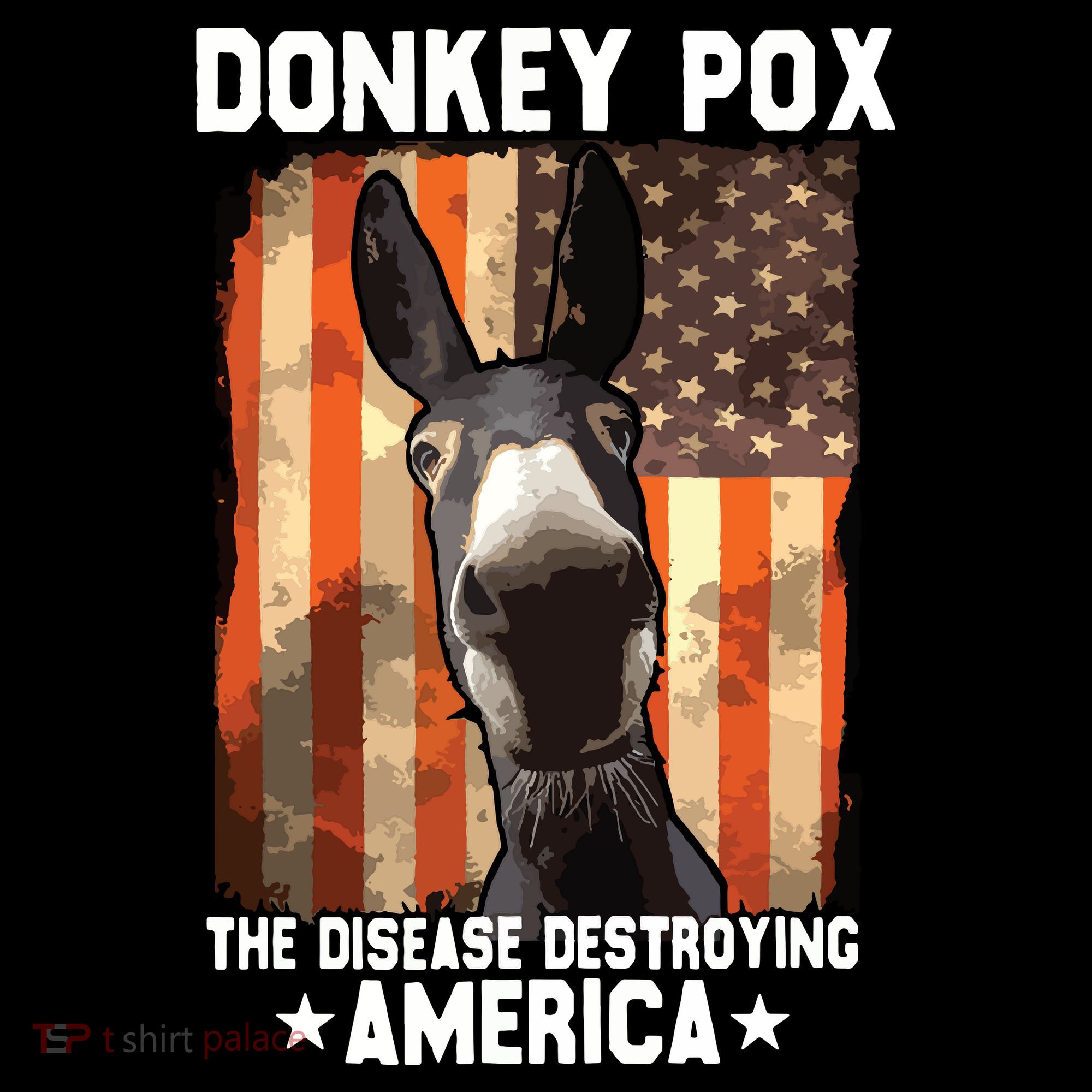 Donkey Pox The Disease Destroying America Donkeypox Funny Women's Hoodie