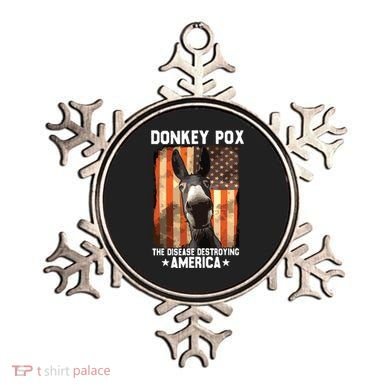 Donkey Pox The Disease Destroying America Donkeypox Funny Ornament