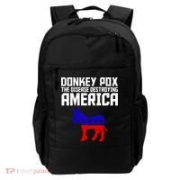 Donkey Pox The Disease Destroying America Anti Biden Backpack thumb 0
