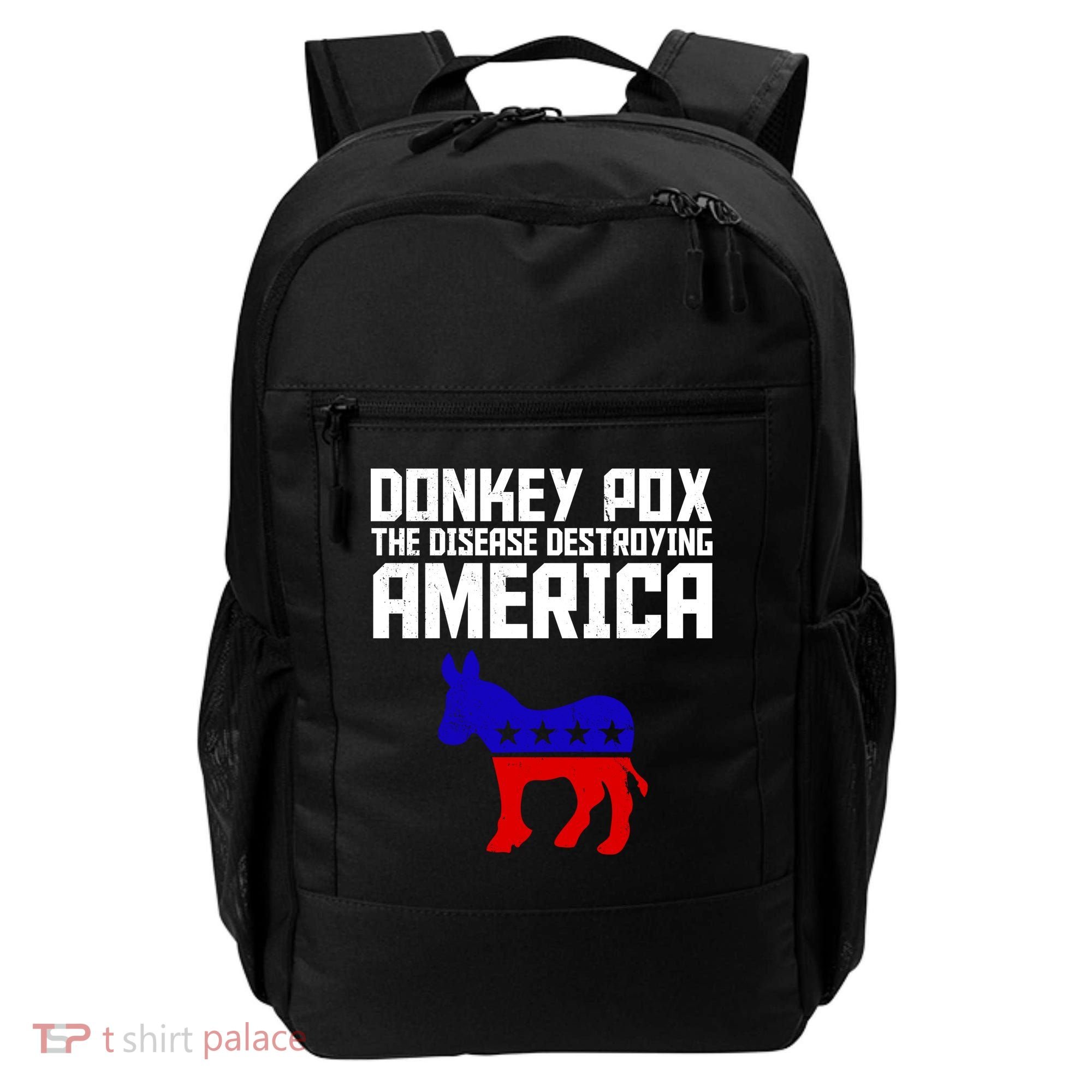 Donkey Pox The Disease Destroying America Anti Biden Backpack