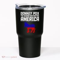 Donkey Pox The Disease Destroying America Anti Biden Tumbler thumb 0