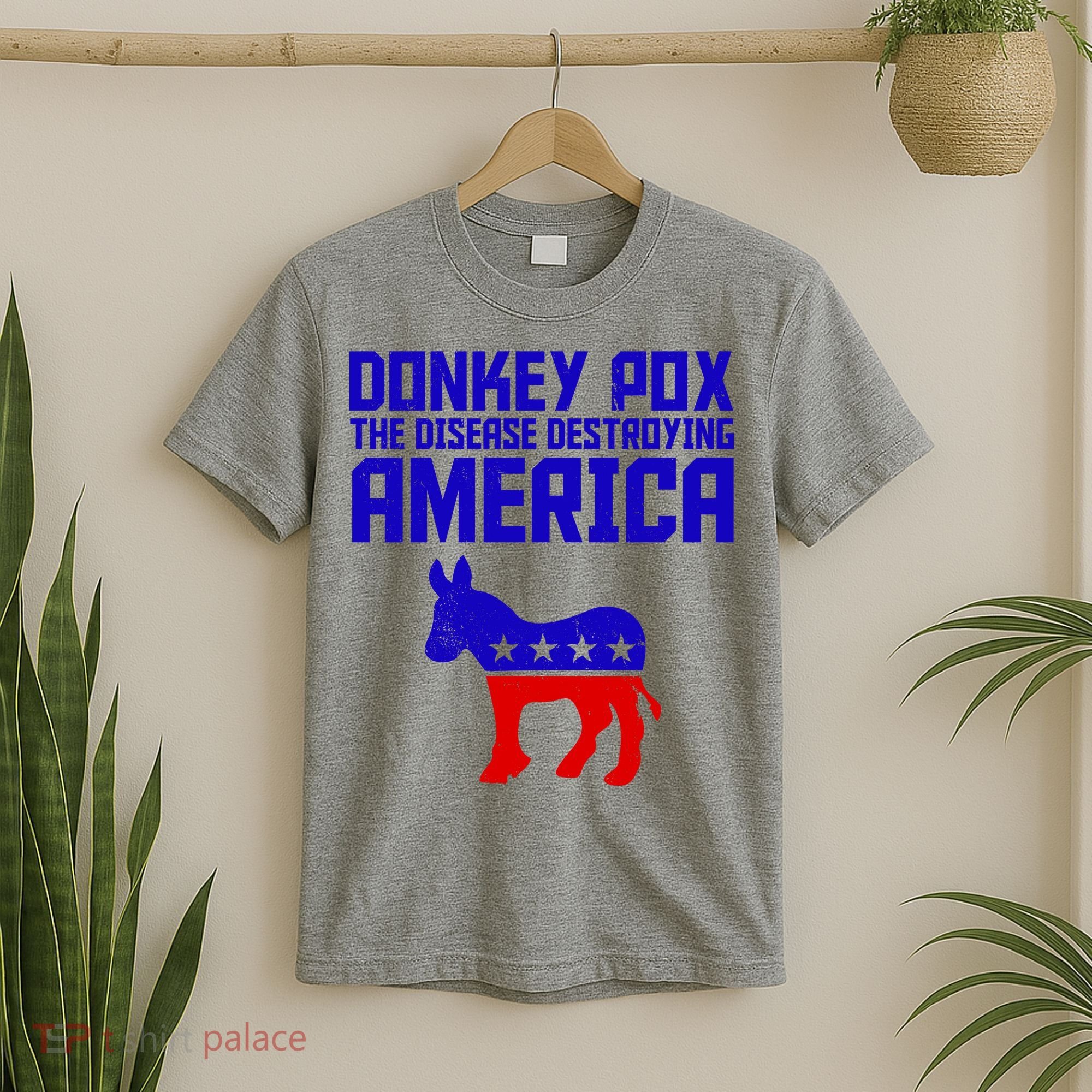 Donkey Pox The Disease Destroying America Anti Biden T-Shirt