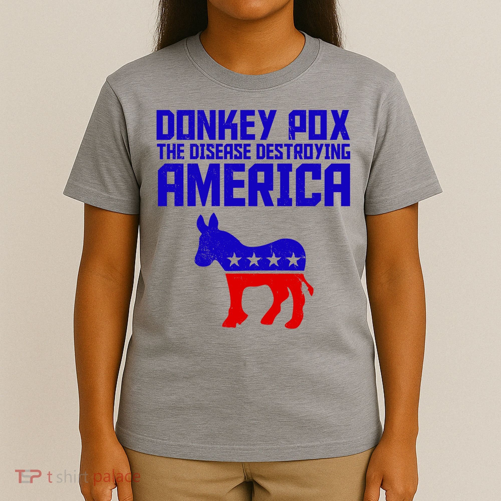 Donkey Pox The Disease Destroying America Anti Biden T-Shirt