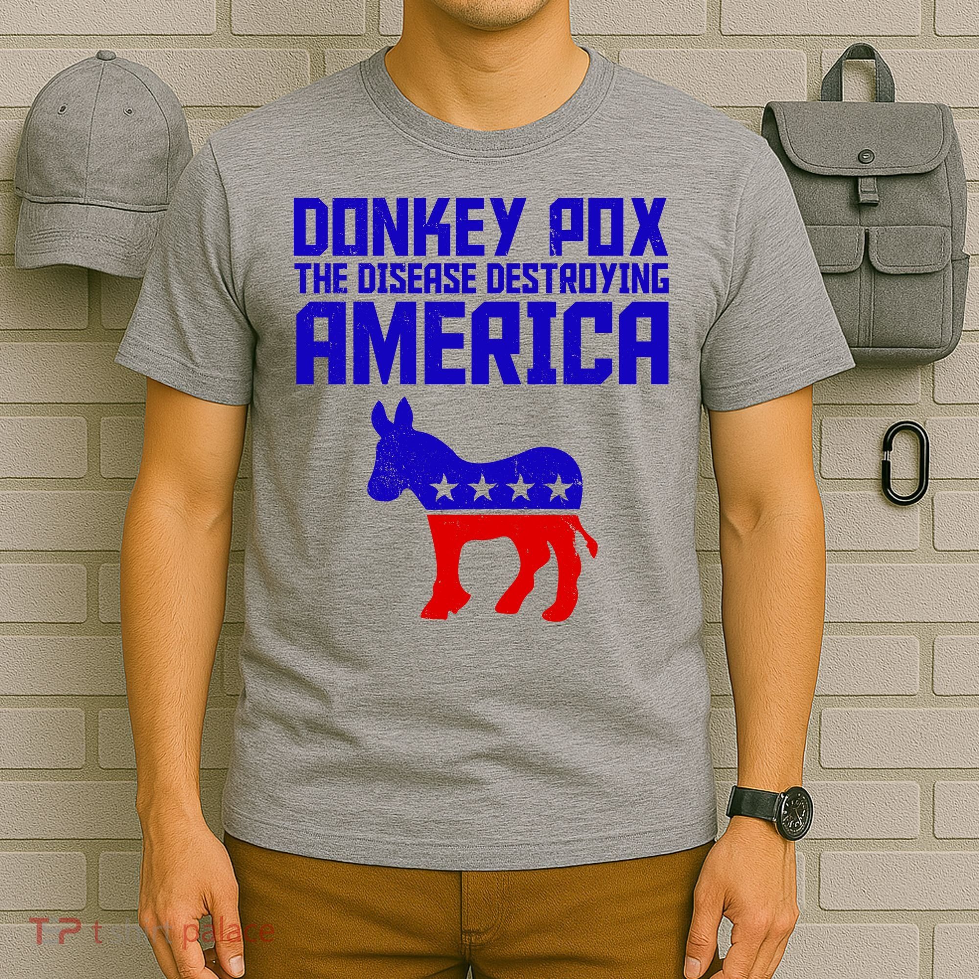 Donkey Pox The Disease Destroying America Anti Biden T-Shirt