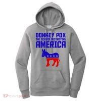 Donkey Pox The Disease Destroying America Anti Biden Women's Hoodie thumb 0