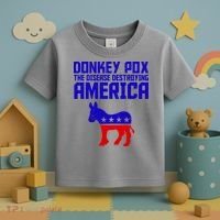 Donkey Pox The Disease Destroying America Anti Biden Toddler T-Shirt thumb 3