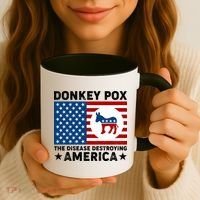 Donkey Pox The Disease Destroying America Coffee Mug thumb 3