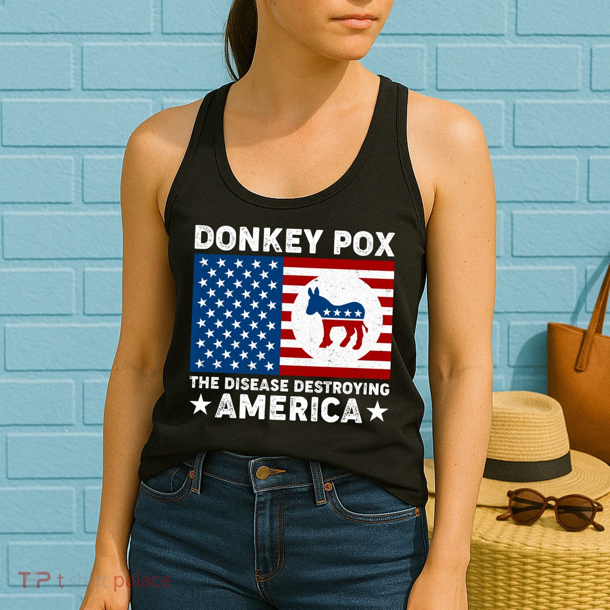 Donkey Pox The Disease Destroying America Women's Tank Top