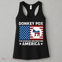 Donkey Pox The Disease Destroying America Women's Tank Top thumb 3