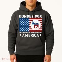 Donkey Pox The Disease Destroying America Hoodie thumb 2