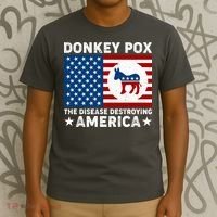 Donkey Pox The Disease Destroying America T-Shirt thumb 3