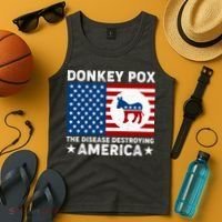 Donkey Pox The Disease Destroying America Tank Top thumb 4