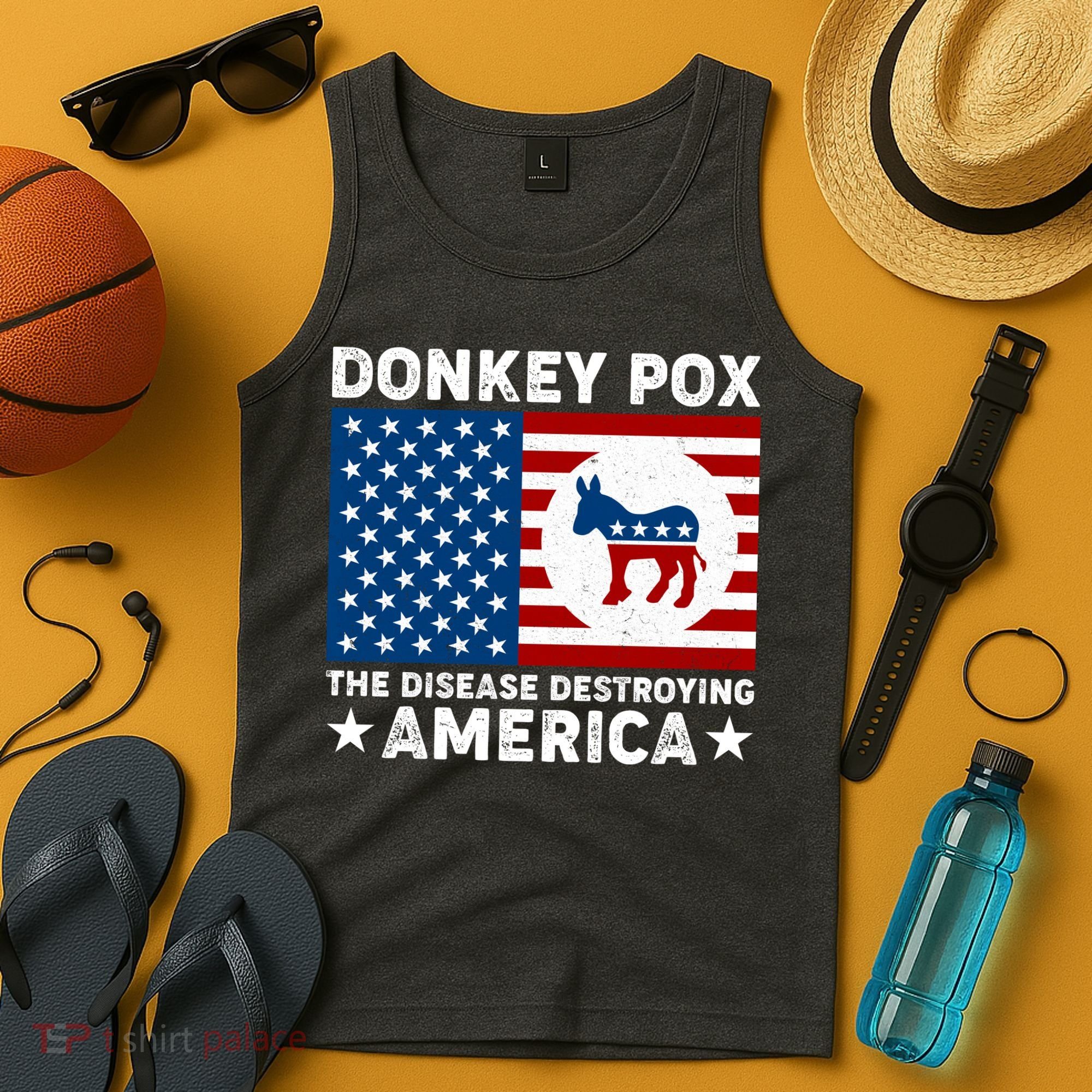 Donkey Pox The Disease Destroying America Tank Top