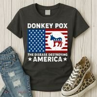 Donkey Pox The Disease Destroying America Women's T-Shirt thumb 3