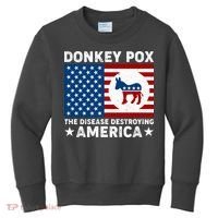 Donkey Pox The Disease Destroying America Kids Sweatshirt thumb 0