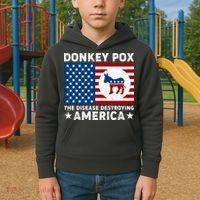 Donkey Pox The Disease Destroying America Kids Hoodie thumb 2