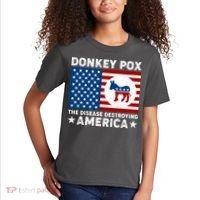 Donkey Pox The Disease Destroying America Kids T-Shirt thumb 2